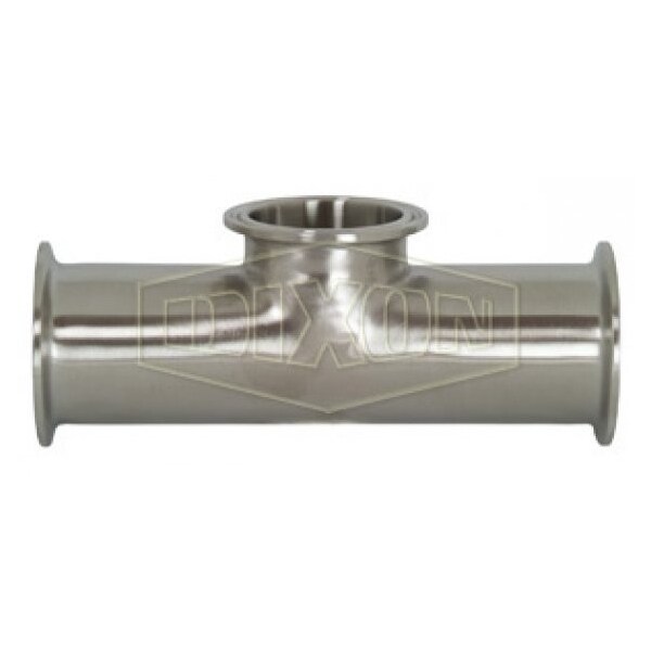 Dixon Short Outlet Clamp Tee, 1-1/2 in, 304 SS, Domestic B7MPS-G150 - main